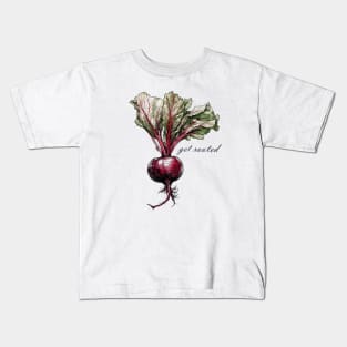 Get rooted - beetroot art Kids T-Shirt